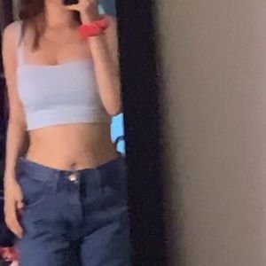 forever 21 bandeau crop top